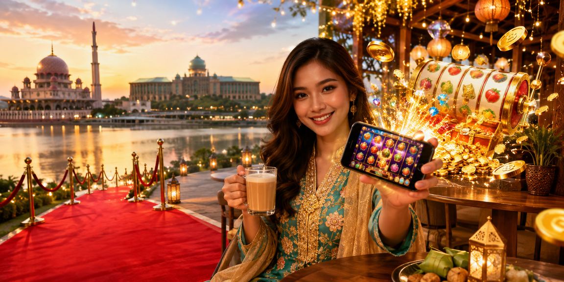 Suasana permainan kasino dalam talian semasa musim perayaan Hari Raya di Putrajaya